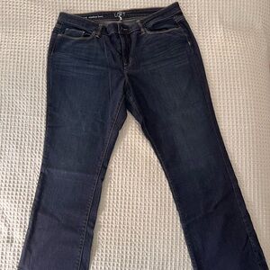 LOFT Women's Deep Indigo Bootcut Jeans